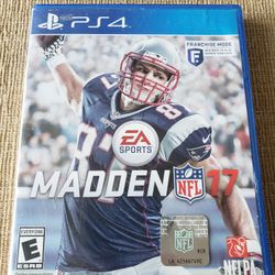 Madden NFL 17 (Sony PlayStation 4, 2016)

Game