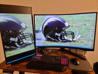 OBO--RTX 3080 Ti HYBRID / Ryzen 9 / Dual Monitors / Standing Desk & More
