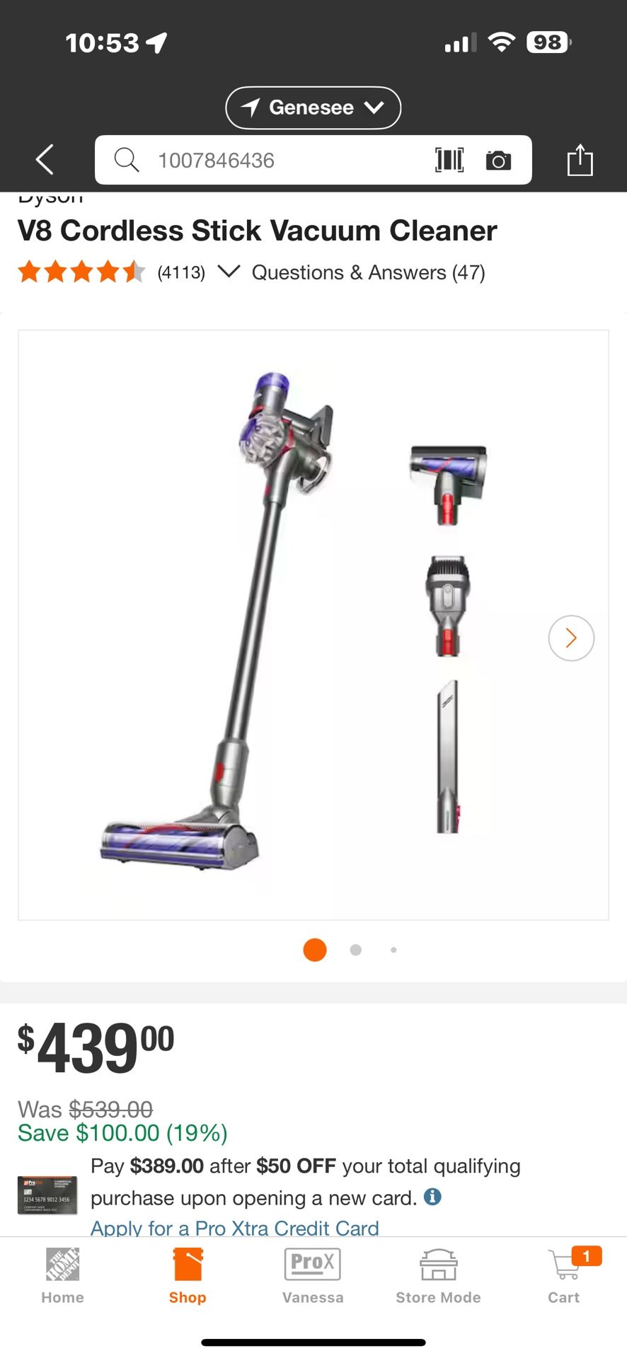 Stick Vacuum Cleaner