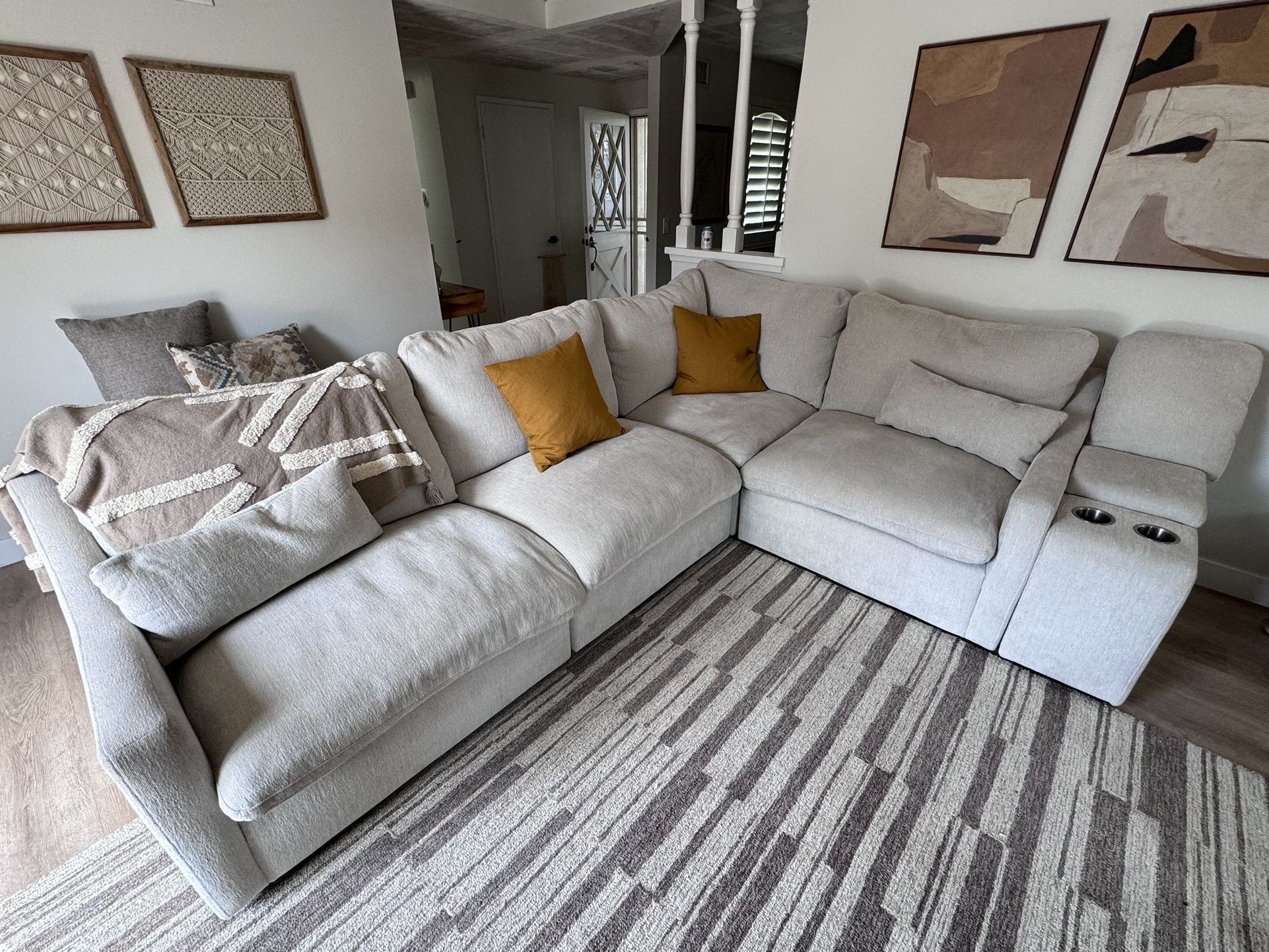 Living Spaces "Kennedy" Modular Sofa