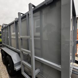 New Hydraulic Dump Trailer with Smooth Walls 