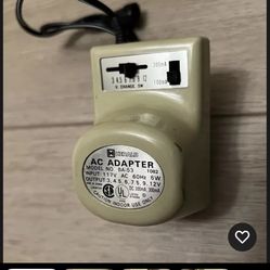 Vintage Herald Model BA-53 AC Adapter w/ Polarity and Voltage Change Switches