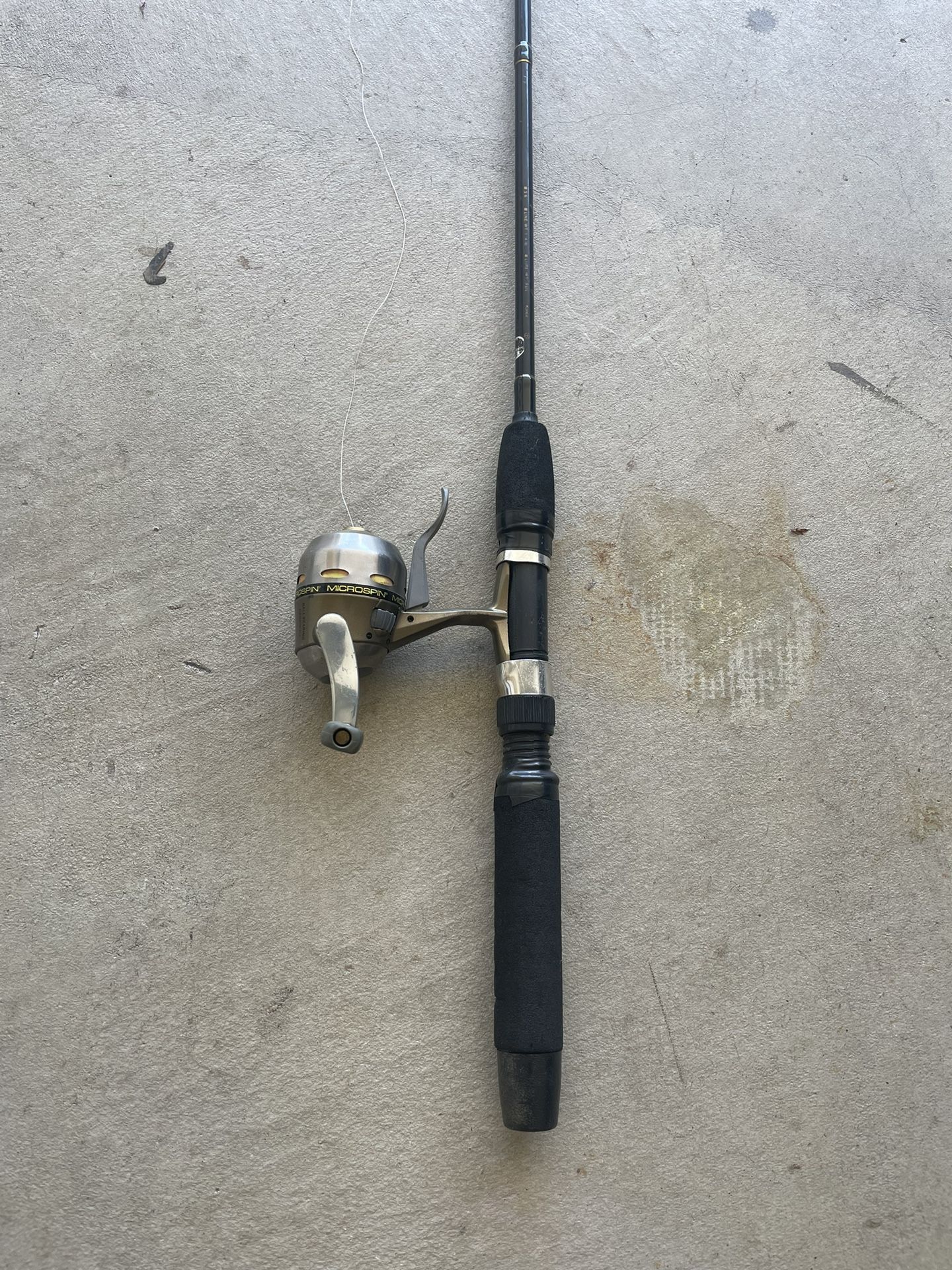 Shakespeare Microspin Reel And Shimano FX Ultra Light Fishing Rod