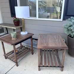 Handcrafted Black Walnut Tables 