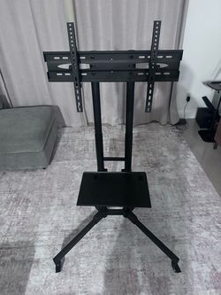 Rolling TV stand
