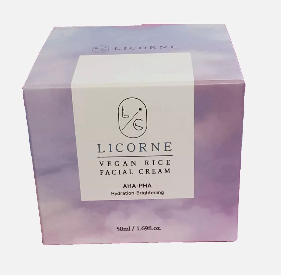 LICORNE Vegan Rice Facial Cream 1.69oz Hydration Brightening VEGAN NIB MICHELLE