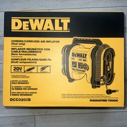 DeWalt Inflator Corded Or Cordless