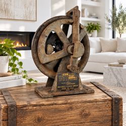 Rare Vintage Montgomery Elevator Governor 1930s-40s Industrial Steampunk Decor