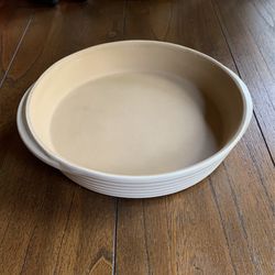 The Pampered Chef Stoneware Round Baking Dish