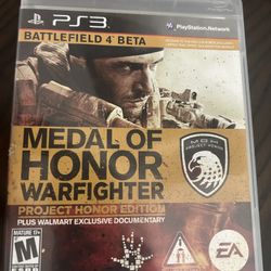 Medal of Honor Warfighter: Project Honor Edition (PlayStation 3 