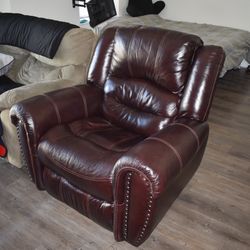 Leather Power Recliner