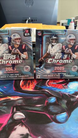 2025 Topps Chrome Football 2 Mega boxes
