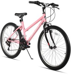 New Pink HILAND Bamcbase Girls Mountain Bike