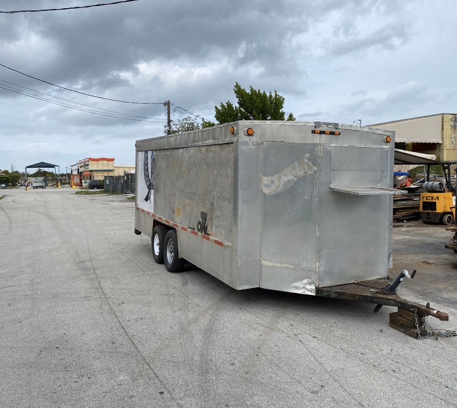 7 X 16 Custom Food Trailer No Equipment