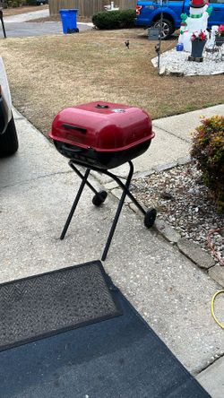 Grill Charcoal Foldable On Wheels