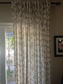 Set of Four Clean Curtain Panels