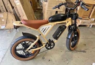 New Assembled E-Bike 750W JANSNO X70 Motor Dual 48V 34Ah Batteries Electric Bike 20" Fat Tires