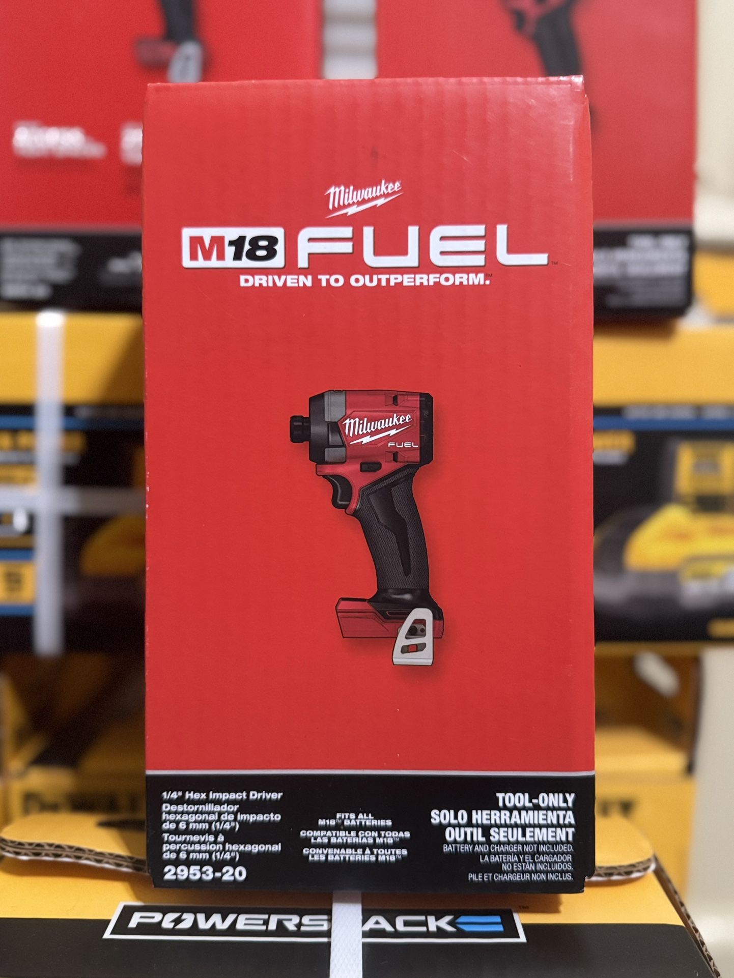 Milwaukee M18 FUEL 18V Lithium-lon Brushless Cordless 1/4 in. Hex Impact Driver (Tool-Only)