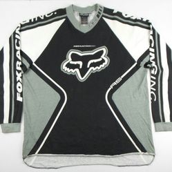 Vintage FOX RS Racing Motocross Dirt Bike 100% Cotton Jersey Size Men's XXL