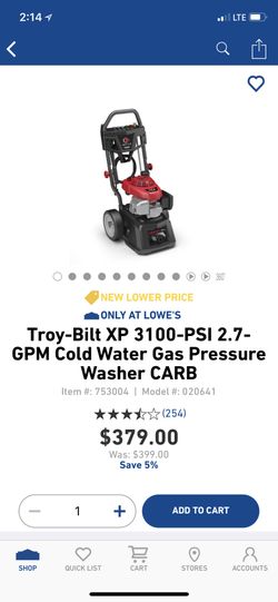 Pressure washer 3100-PSI