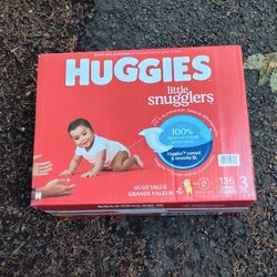 Huggies Size 3 Diaper Count 136