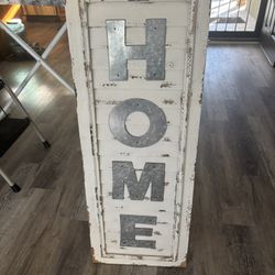 Wooden Home Sign 