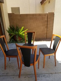 Back by popular demand! 4 modern chairs