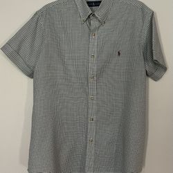 Ralph Lauren Short Sleeve Dress Shirt Size L