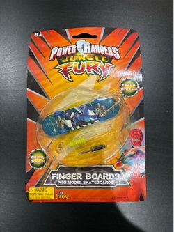 New Power Rangers Fury Blue Ranger Finger Boards Pro Model Skateboards (2008)