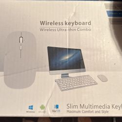 Wireless keyboard and mouse
