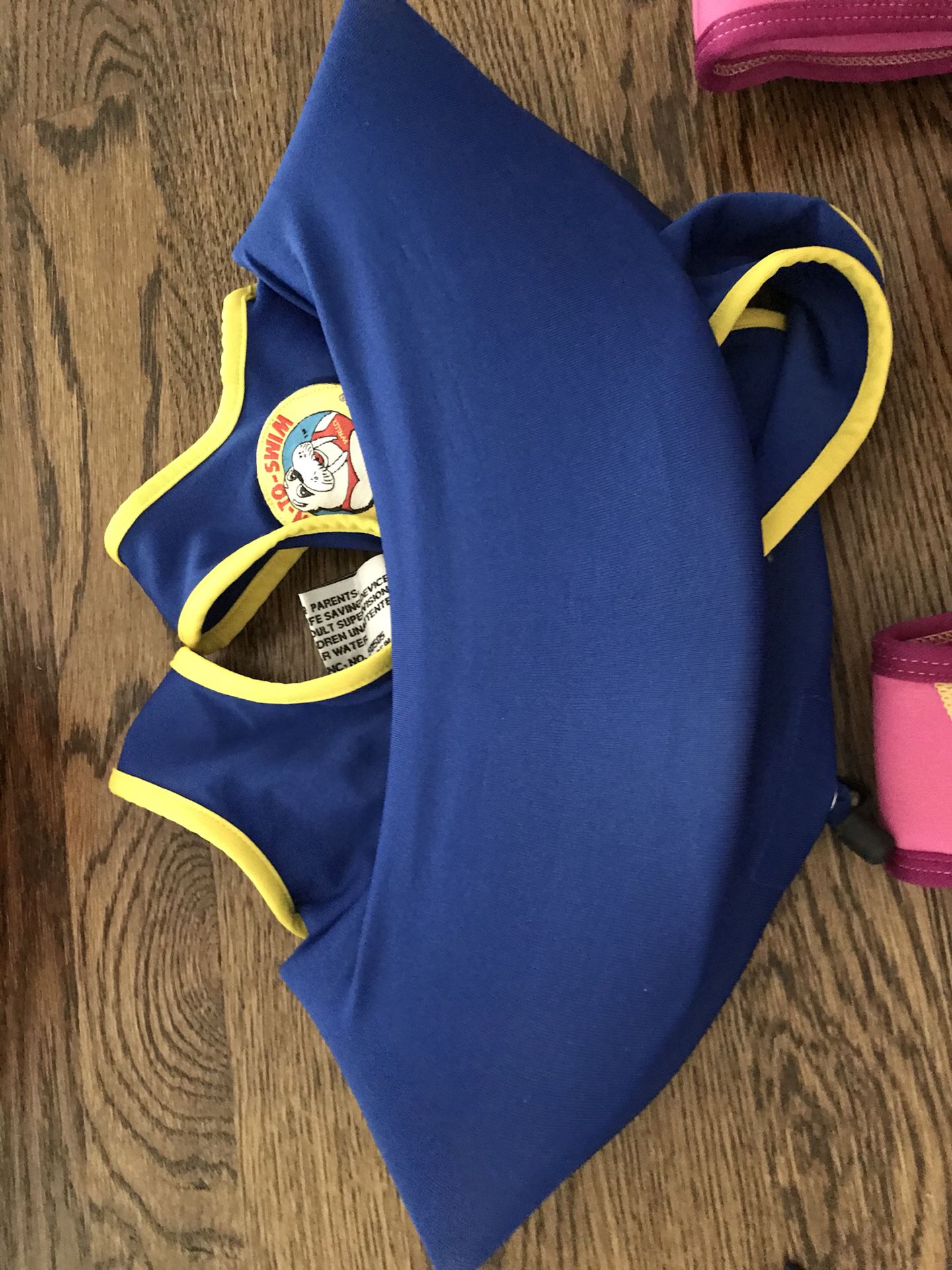 $5 each $5 swim vest , pool lifesaver, beach, water floties Thomas train items