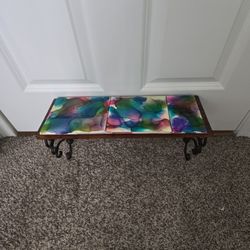  Wall Shelf With Custom Colored Tiles