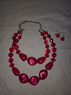 Necklace With Earrings