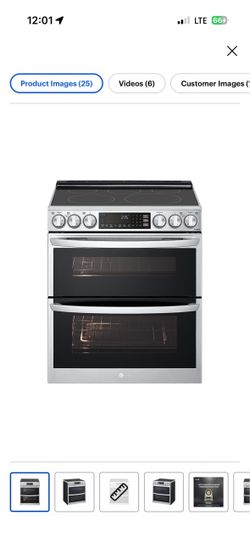 🍳 LG 30” Smart Slide-In Double Oven Electric Range