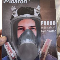 Full face respirator mask