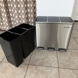 Sognomics 3  bins trash can new