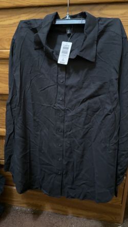Torrid Brand Button Shirt Black 2
