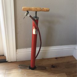 Vintage Dorcy Bike Pump Red