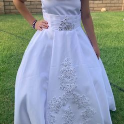 Vestido De Primera Comunion Talla 12