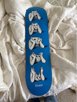 🚨RARE🚨 2017 LA pop up shop RIPNDIP  “tired” deck