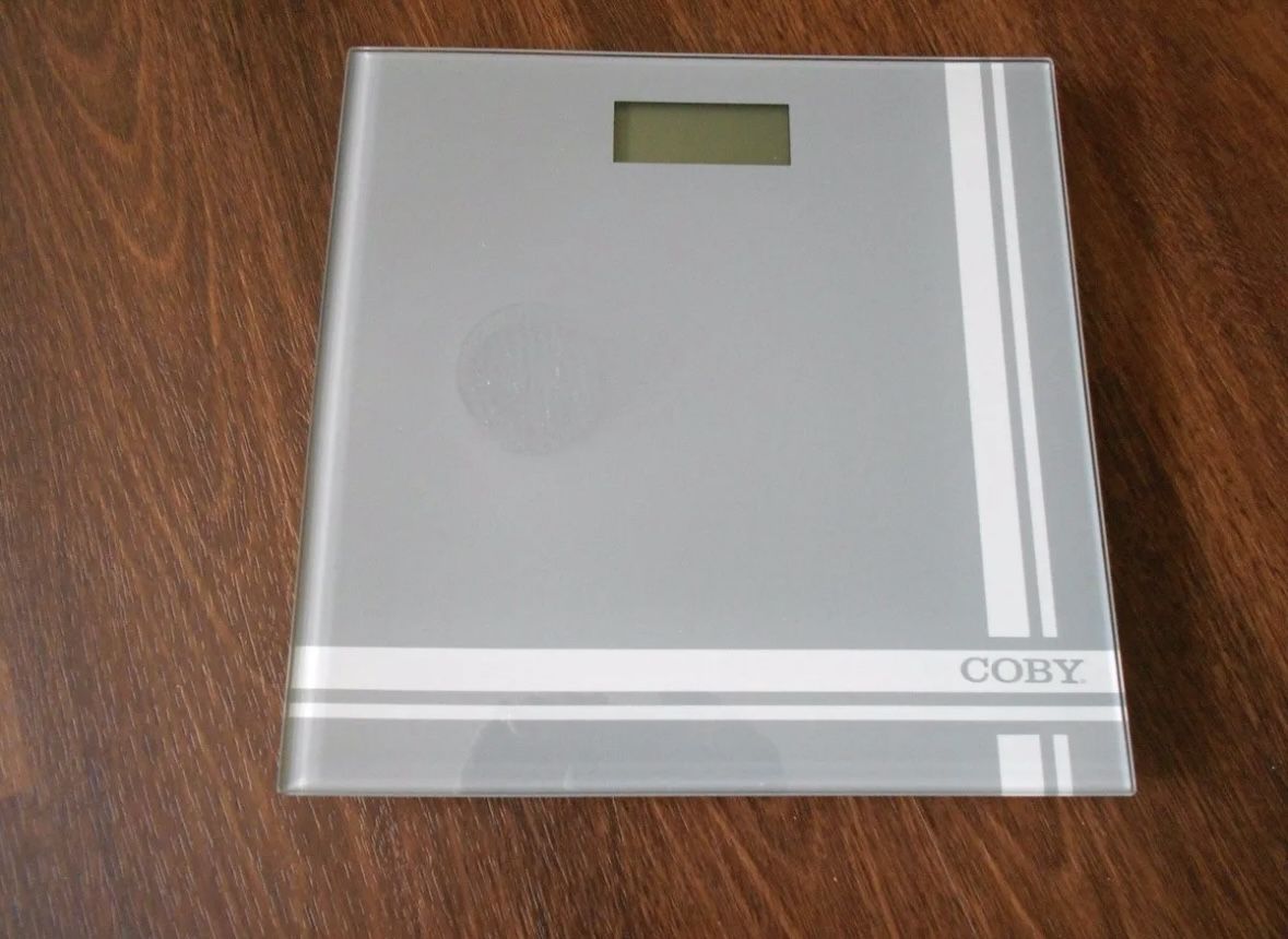 Digital bathroom scale by Colby