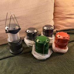 Set of 5 Camping Lanterns