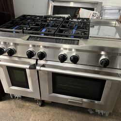 Kitchenaid Dual Fuel 48”gas Range