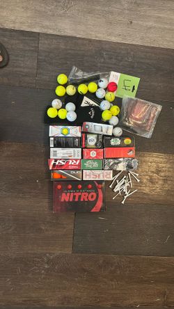 Brand new golf balls, and stuff