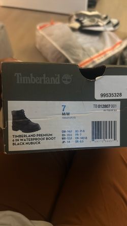 Timberland Premium 6-Inch Waterproof Boot Black Nubuck