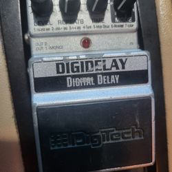 Digitech Digydelay Digital Delay Guitar Effects Pedal Working Perfectly 