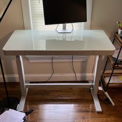 Adjustable Glass Desk (Electric)