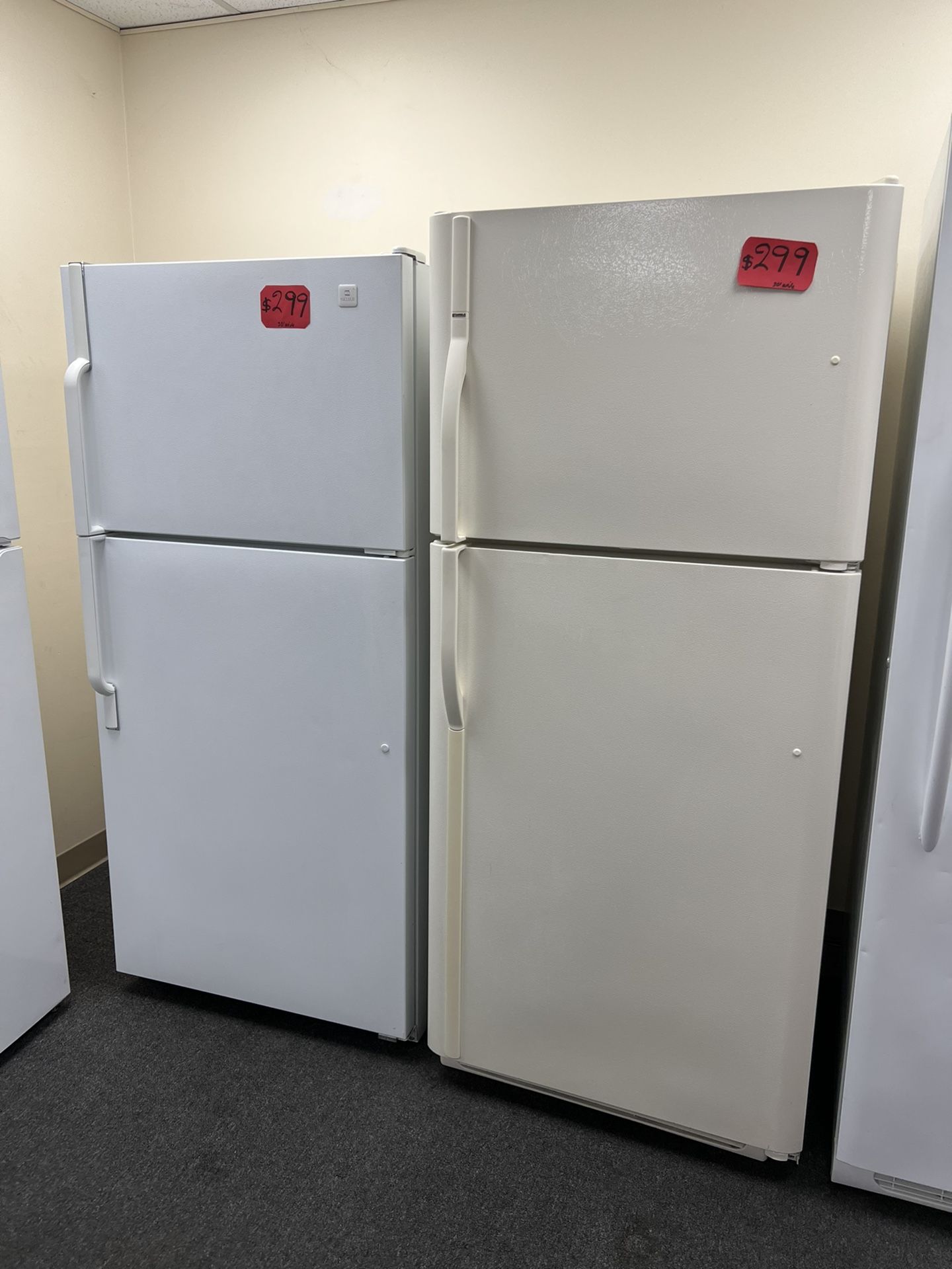 Maytag And Whirlpool Top And Bottom Refrigerator In Excellent Condition 