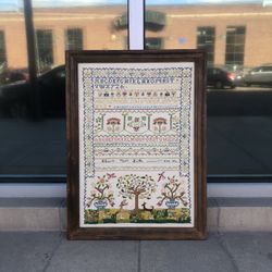 Vintage 1970s Crewel 