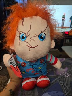 Chucky push with blanket